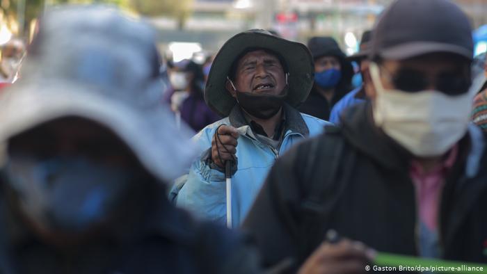 Protestas durante la pandemia en Bolivia. (22.09.2020).