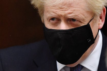 Boris Johnson en Downing Street. REUTERS/Toby Melville