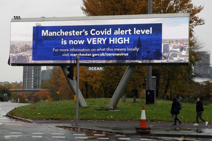 Nivel de alto riesgo en Manchester. REUTERS/Phil Noble