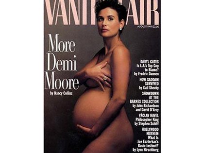 Demi Moore para Vanity Fair en 1991