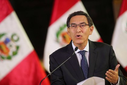 El presidente peruano, Martín Vizcarra (Presidencia del Perú/Handout vía REUTERS)