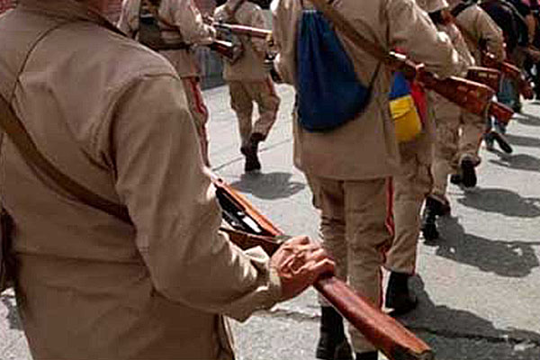 Milicias armadas en Venezuela Foto: HoyBolivia.com