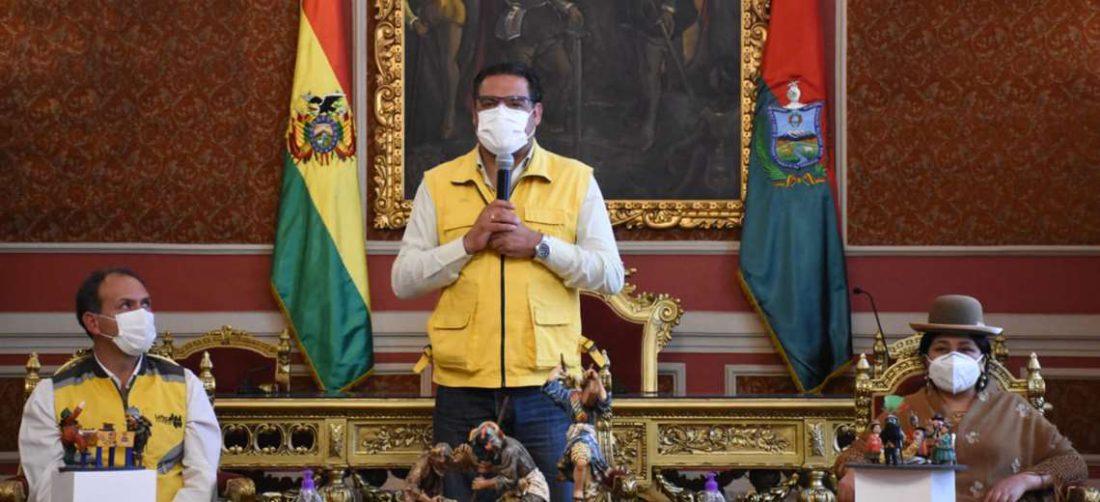 El alcalde de La Paz Luis Revilla, pide recursos al Gobierno central.