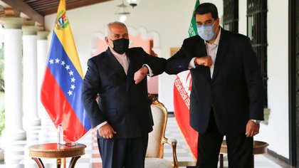 Javad Zarif junto a Nicolás Maduro (@NicolasMaduro)