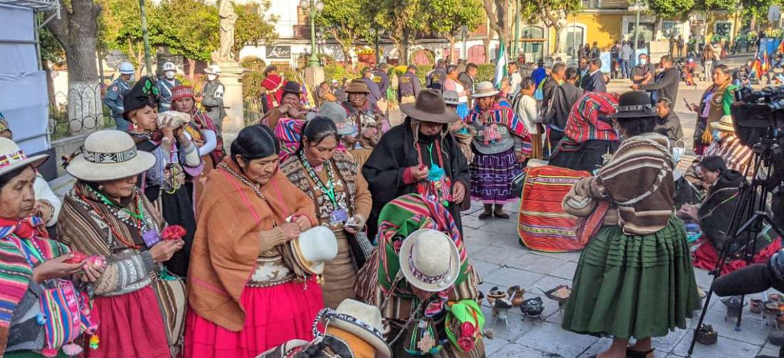 Los actos en plaza Murillo I Bolivia Tv.