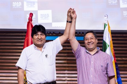 Luis Arce, delfín político de Evo Morales (Julieta Ferrario / Zuma Press)