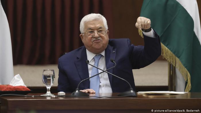 Mahmud Abbas Kündigt Abkommen mit Israel und USA auf (picture-alliance/dpa/A. Badarneh)