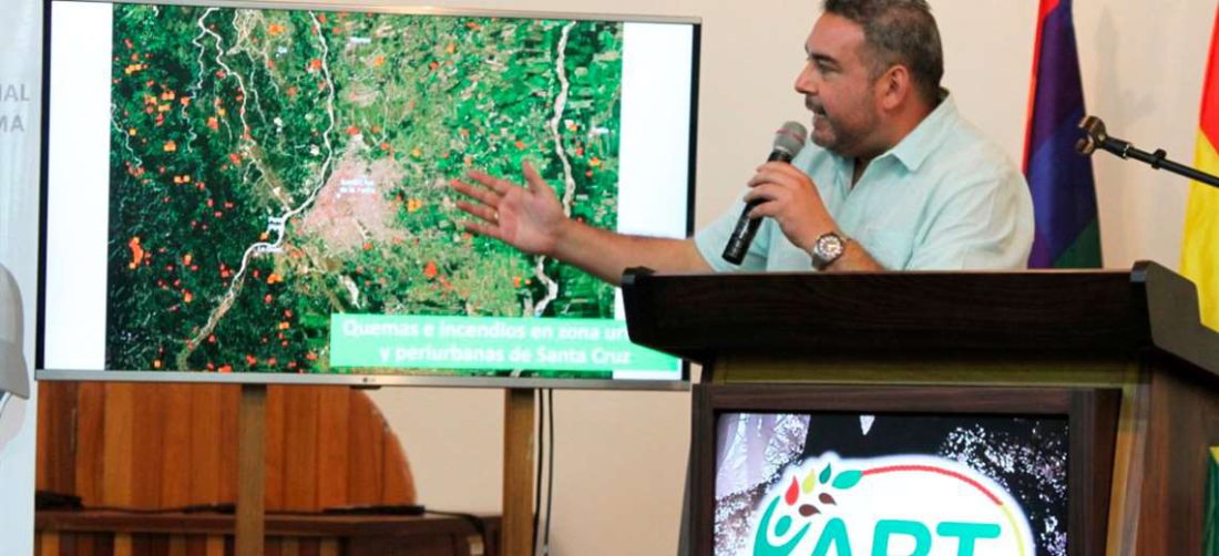 Víctor Hugo Áñez observa un incremento de incendios forestales