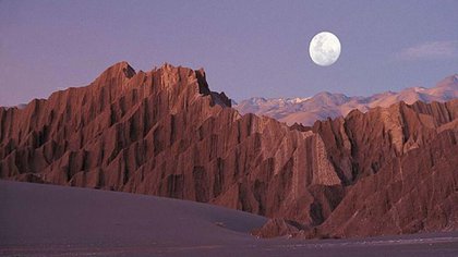 El valle de la Luna, ubicado en la localidad turística de San Pedro de Atacama, ubicado en la Región de Antofagasta, al norte de Chile