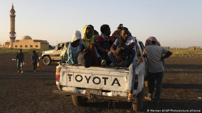 Refugiados etíopes en Sudán. (16.11.2020).