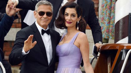George y Amal Clooney (The Grosby Group)