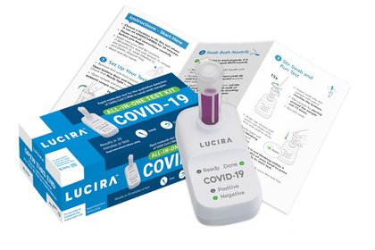 El test rápido de Lucira Health aprobado por la FDA que se puede hacer en casa y en 30 minutos están los resultados (Reuters) 