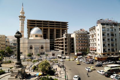 La Plaza Marjeh en Damasco (REUTERS/Yamam Al Shaar)