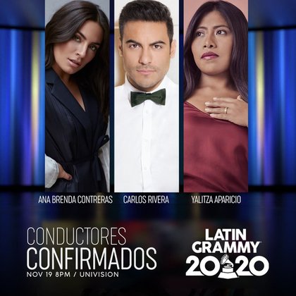 Yalitza Aparicio y Ana Brenda Contreras siguen como conductoras de la ceremonia de los Latin Grammy (Foto: Instagram@latingrammys)