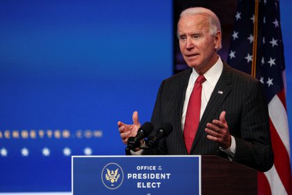 Joe Biden, presidente electo de EEUU (REUTERS/Tom Brenner)