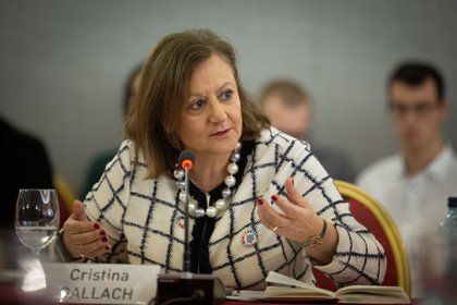La secretaria de Estado de Asuntos Exteriores y para Iberoamérica y el Caribe, Cristina Gallach (David Zorrakino - Europa Press) 