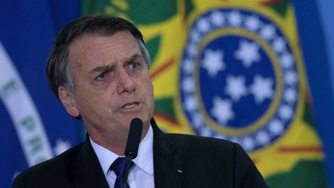 El presidente de Brasil, Jair Bolsonaro. ARCHIVO