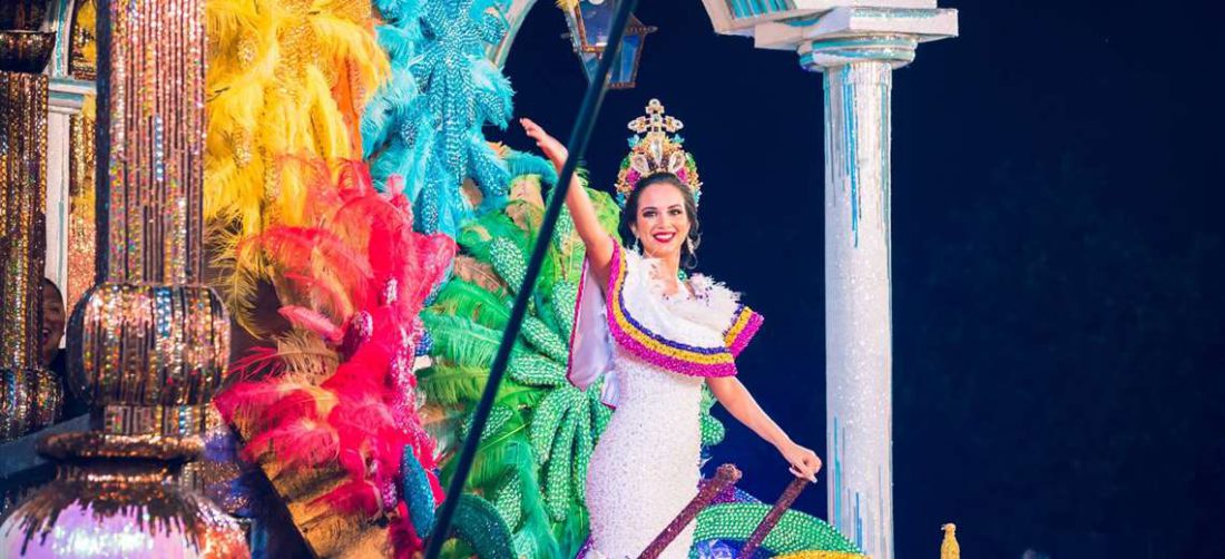 Fátima Jordán hizo muy buen papel como reina del Carnaval cruceño en 2019