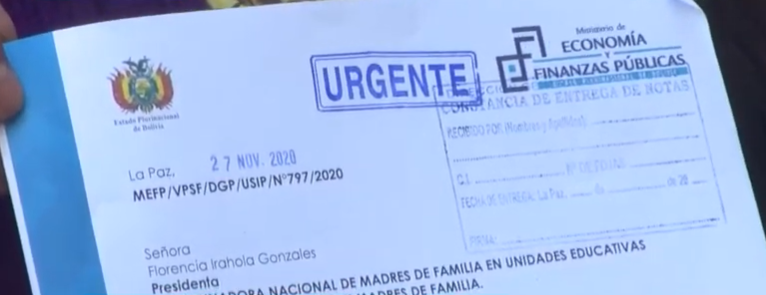 Las madres cobraron el Bono Familia en el Gobierno de Jeanine Áñez