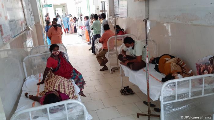 Indien Krankenhaus Eluru unbekannte Krankheit