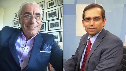 Los prestigiosos investigadores y cardiólogos: Rafael Díaz de ECLA (izquierda) y el científico de la Universidad de Harvard Deepak Bhatt (derecha)