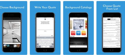 Textgram Quote Creator está disponible para iOS