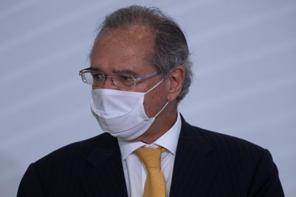 El ministro brasileño de Economia, Paulo Guedes. EFE/ Joédson Alves/Archivo 