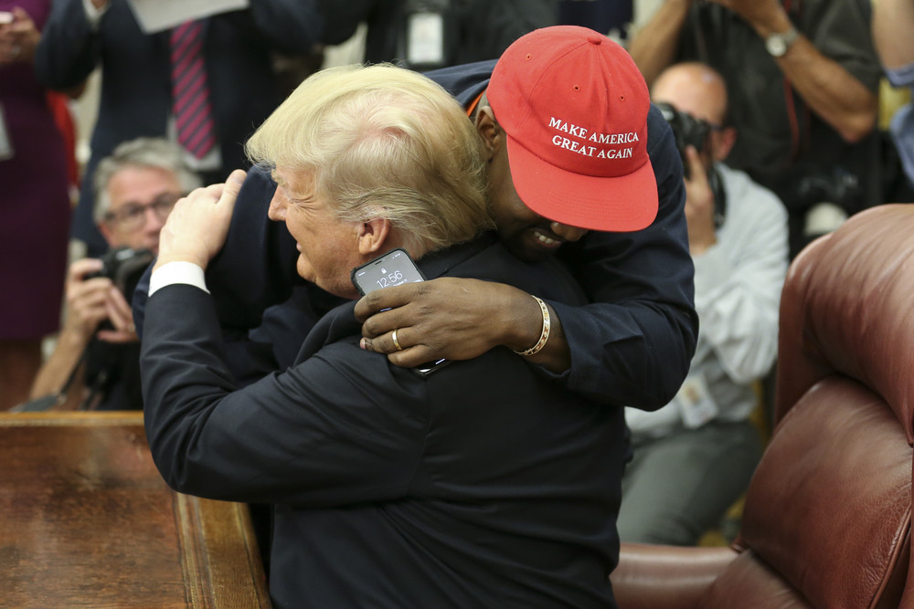 Los 5 momentos más surrealistas de la visita de Kanye West a la Casa Blanca