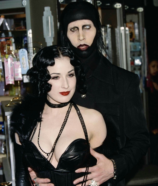 Manson y Dita Von Teese