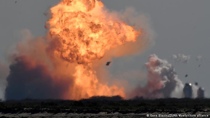 USA Texas | SpaceX-Starship-Test | Explosion bei Landung