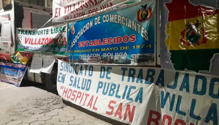 Villazón mantiene medidas de presión en demanda de ítems y mejor atención en salud