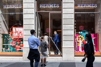 Una tienda de Hermes