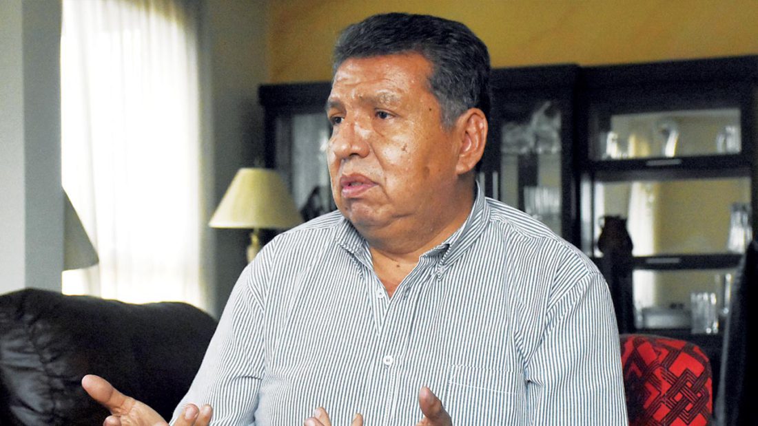 El candidato a la Gobernación de Cochabamba por la alianza Súmate, Henry Paredes Polo. DICO SOLÍS