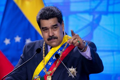 El dictador Nicolás Maduro celebró la llegada de la vacuna rusa a Venezuela (EFE/ Rayner Peña)