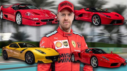 Sebastian Vettel puso en venta las Ferrari de su colección personal.