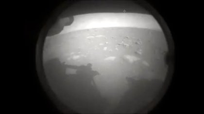 La primera imagen del Perseverance en Marte