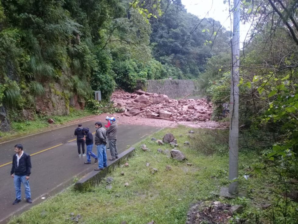 Suspenden las salidas al Chaco por los derrumbes en las carreteras