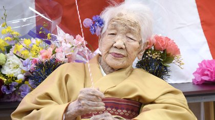 Kane Tanaka, nacida en 1903, participará de la ceremonia de la antorcha de los Juegos Olímpicos de Tokio 2020 a sus 118 años (Foto: REUTERS)
