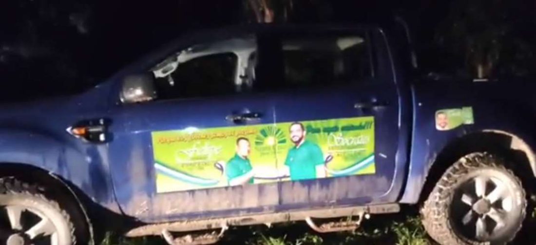 La camionera fue encontrada en Puerto Suárez. Foto: Karlos Peña