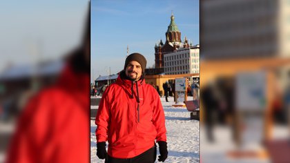 Nahuel Ríos tiene 38 años y vive en Finlandia desde 2016