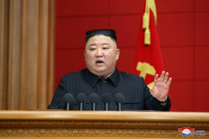 El dictador norcoreano Kim Jong-un. Foto: KCNA via REUTERS