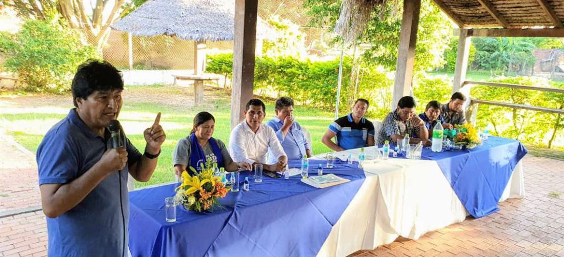 Evo se reunió con las autoridades electas de Santa Cruz (Foto: Evo Morales)
