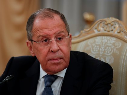 El ministro de Relaciones Exteriores ruso, Sergei Lavrov. Yuri Kochetkov/Pool via REUTERS