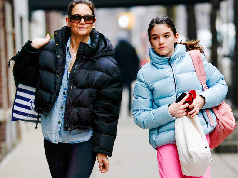 Katie Holmes y su hija Suri Cruise.