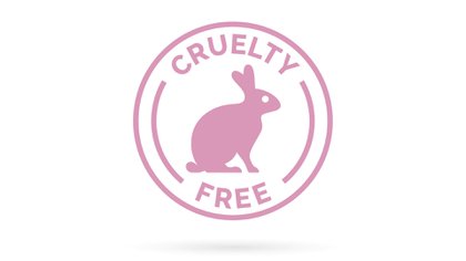 Así es el logo del cruelty free que significa que los productos no fueron testeados en animales (Shutterstock)