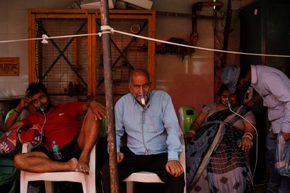 La india atraviesa el peor momento desde el comienzo de la pandemia. REUTERS/Adnan Abidi