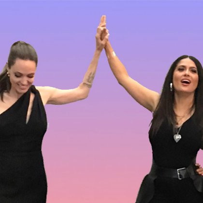 Angelina y Salma formarán parte de "The Eternals" (IG: salmahayek)