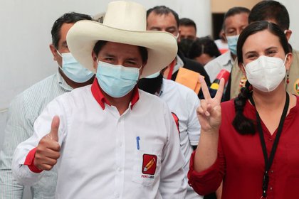 El candidato presidencial de Perú Pedro Castillo (REUTERS / Alessandro Cinque)