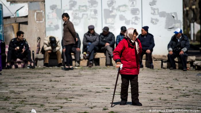 La población china envejece.