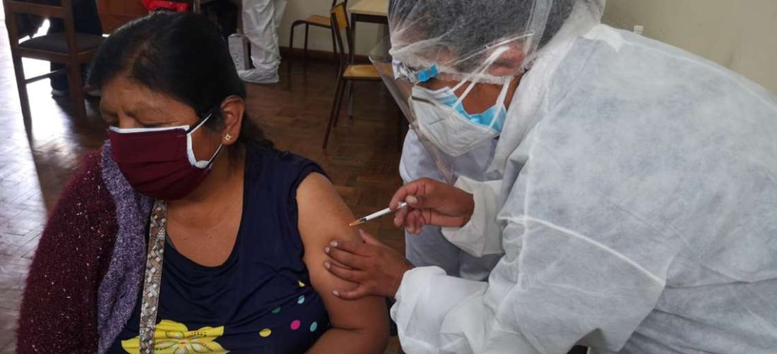 Vacunación en El Alto/Foto: Ministerio de Salud